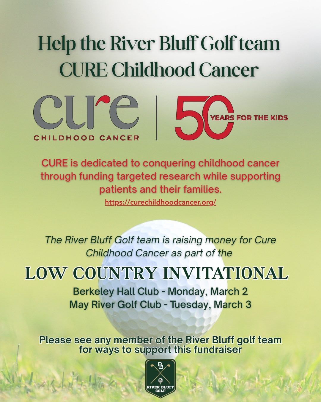 Mens Golf CURE Instagram Post
